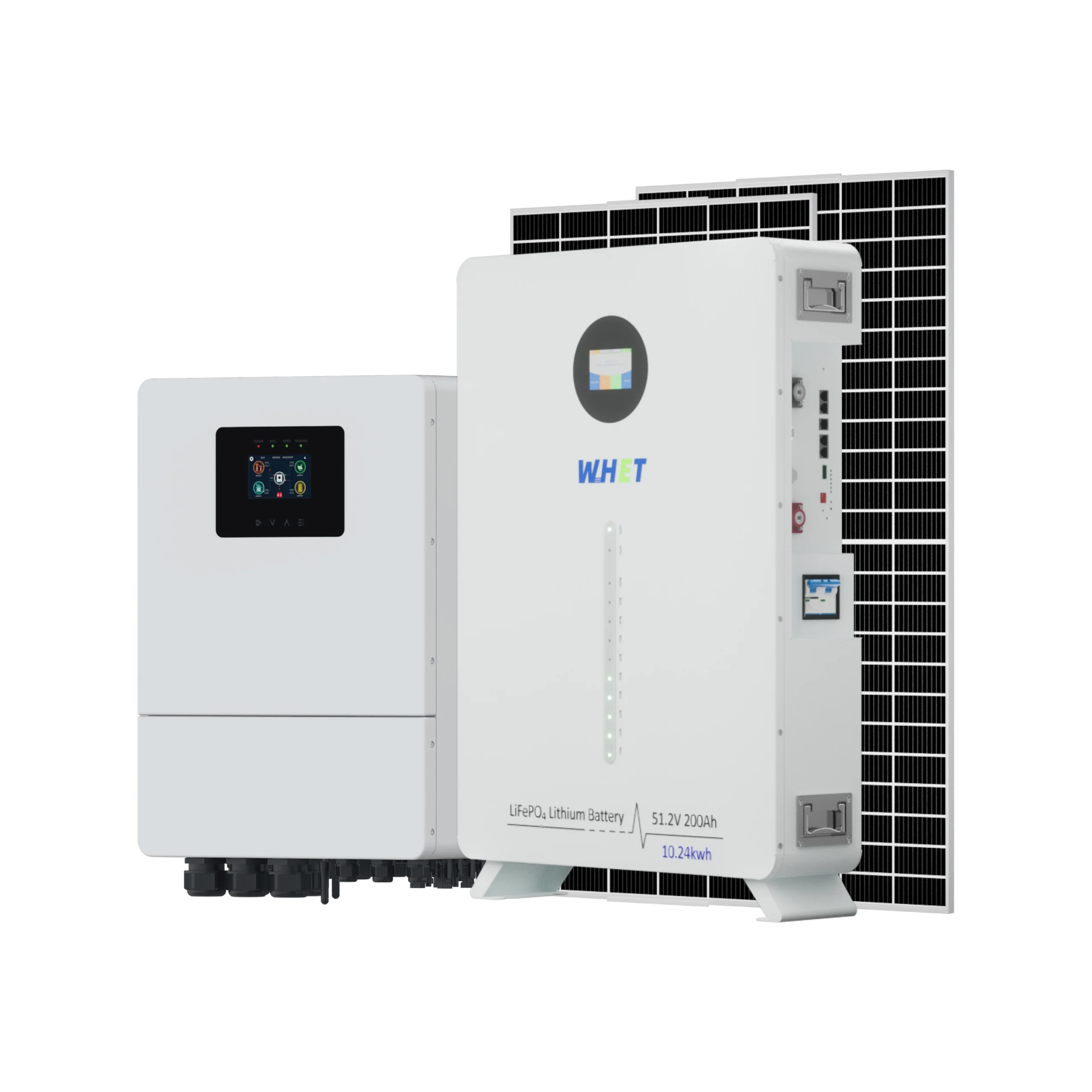 10kWh Solar Storage System (10kWh+10kW+620W*8)